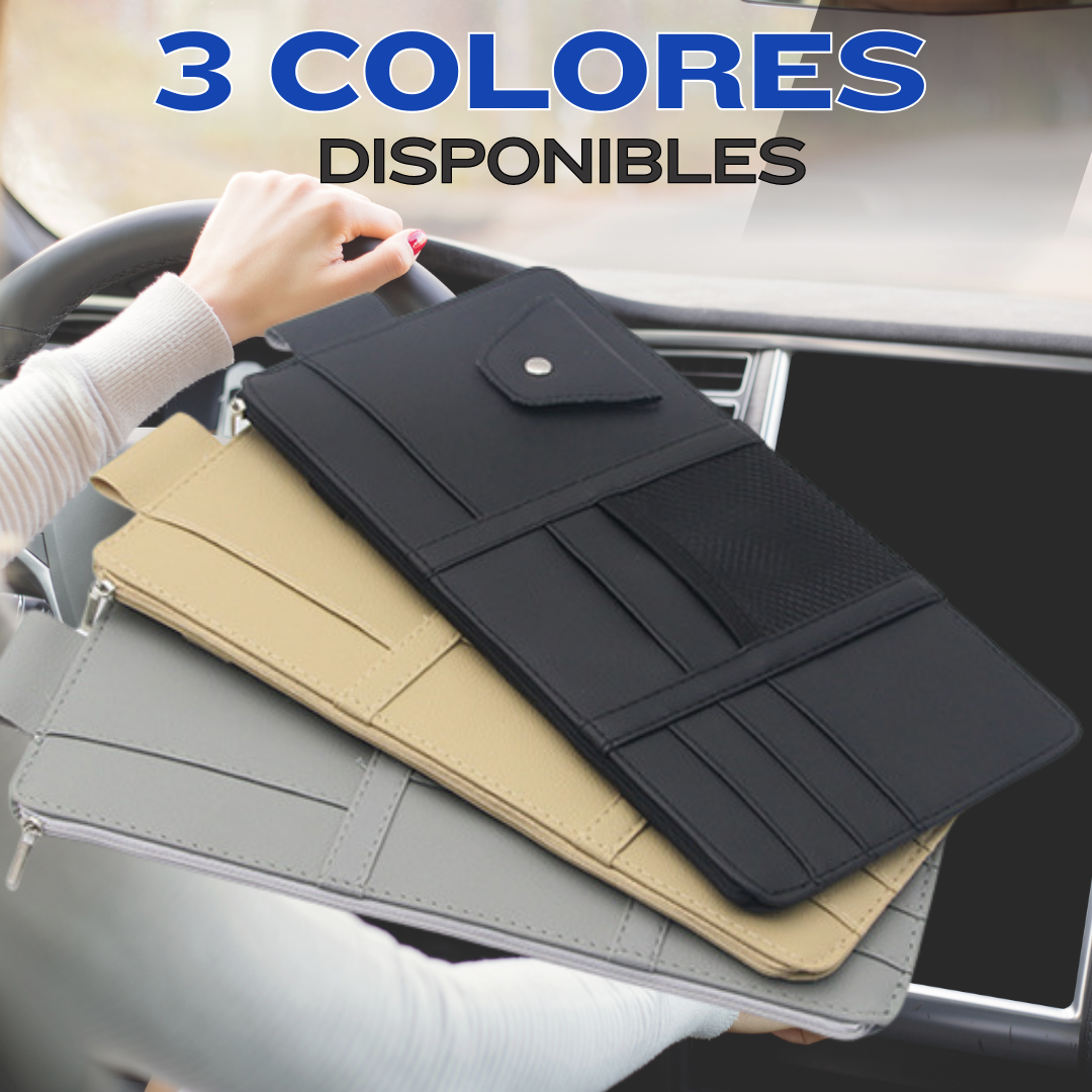 ORGANIZADOR DE VISERA PARA AUTO