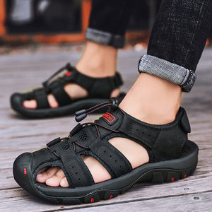 SANDALIA PUNTA PROTEGIDA NEGRO MASTER🔥🔥